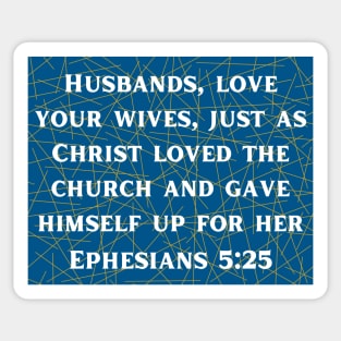 Bible Verse Ephesians 5:25 Sticker